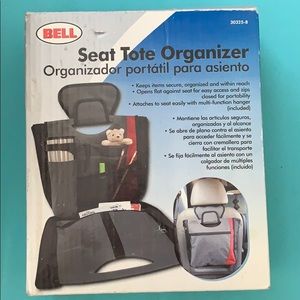 Seat tote organizer